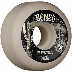 Bones 100's Sidecut - 100a Desert West - 53mm