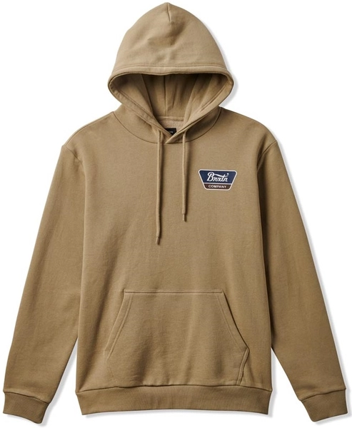 Brixton Linwood Hood Oatmeal/Deep Sea