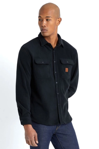 Brixton Bowery LS Fleece Black