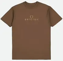 Brixton Alpha Thread S/S Tee Bison
