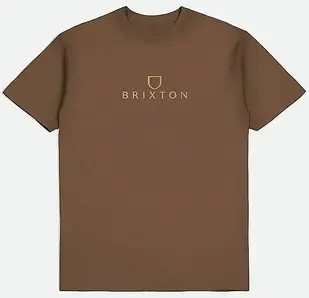 Brixton Alpha Thread S/S Tee Bison