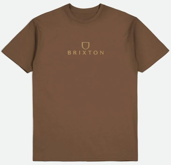 Brixton Alpha Thread S/S Tee Bison