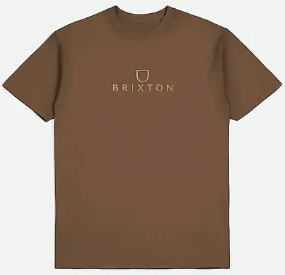 Brixton Alpha Thread S/S Tee Bison - S 