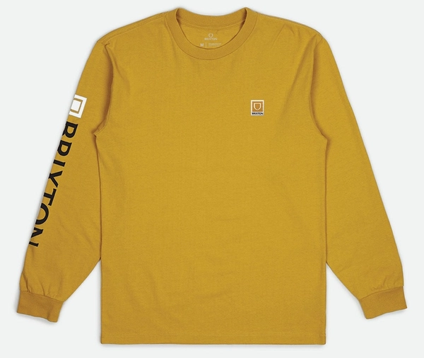 Brixton Beta II L/S STT Golden Glow Garment Dye