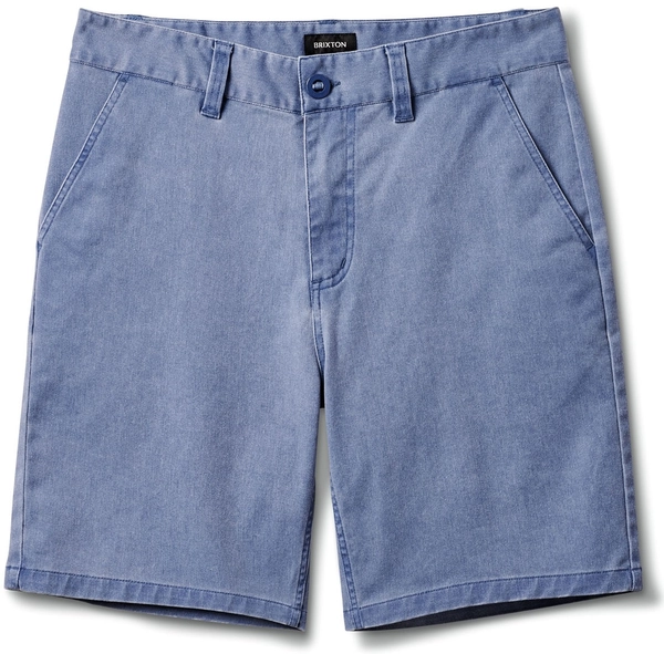Brixton Choice Chino Short Pacific Blue Vintage Wash