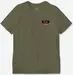 Brixton Linwood S/S Tee Olive Surplus/Gold/Aloha Red - L
