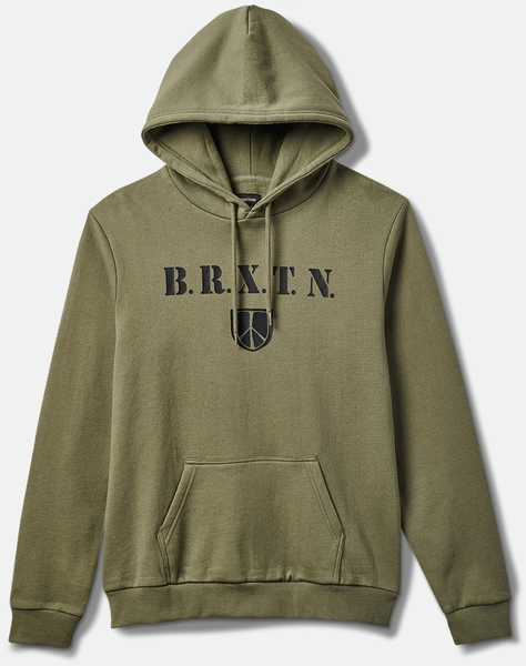 Brixton Peace Shield Hood Olive Surplus