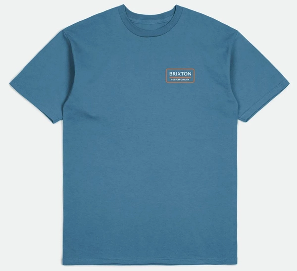 Brixton Palmer Proper SS Tee Cool Blue