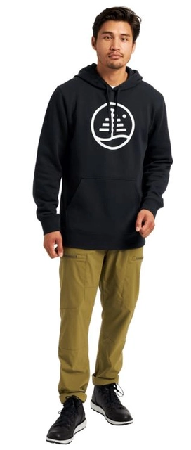 Burton Family Tree Pullover Hoodie True Black - L 