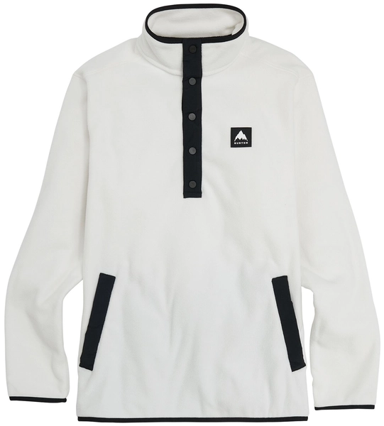 Burton Hearth Fleece Pullover Stout White