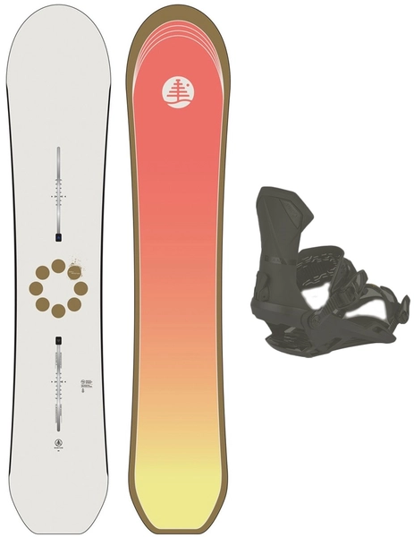 Burton FT Gril Master m/binding All Mountain/Freeride - Herre