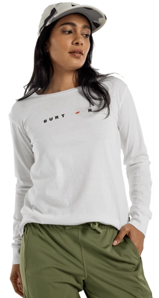 Burton W&#39;s Storyboard 24 LS Tee Stout White