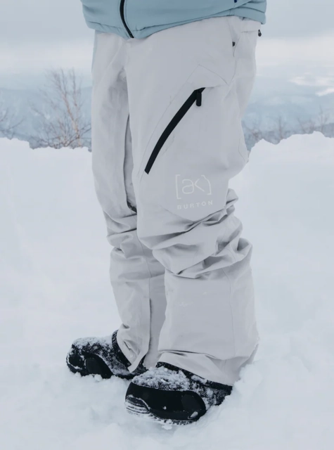 Burton AK Cyclic Gore-Tex Pants Gray Cloud - M 