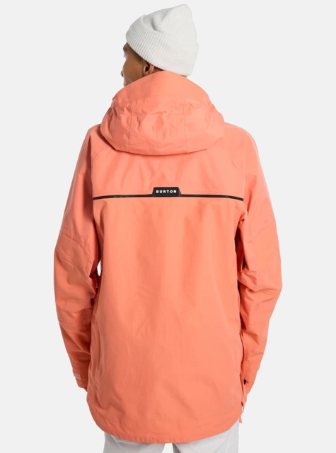 Burton Frostner Anorak Peach Echo - M 