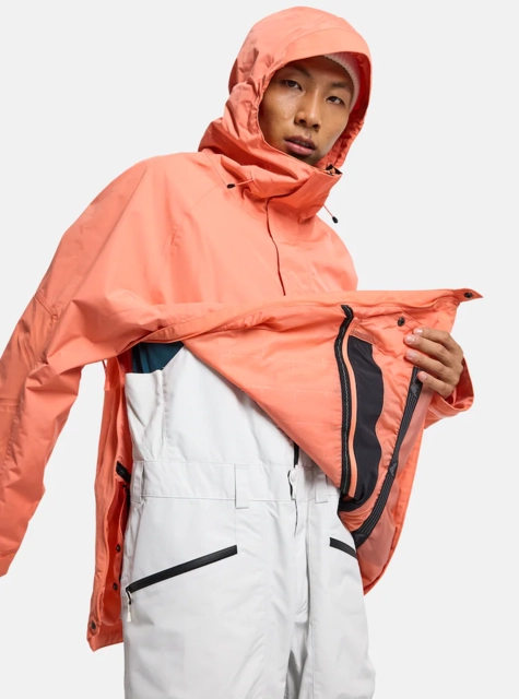 Burton Frostner Anorak Peach Echo - M 