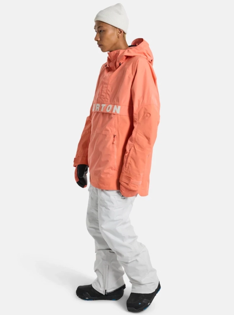 Burton Frostner Anorak Peach Echo - M 
