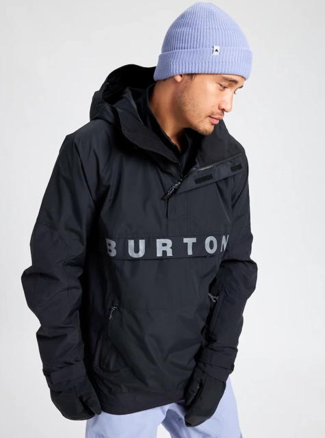 Burton Frostner Anorak True Black - M 