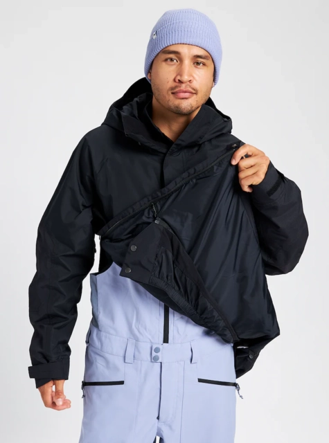 Burton Frostner Anorak True Black - M 