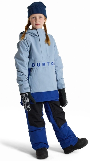 Burton Kids Frostner 2L Anorak Dusty Blue/Twilight Blue - M/10år 