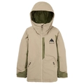 Burton Kids Hillslope 2L Jacket Summit Taupe/Forest Moss - M/10&#229;r