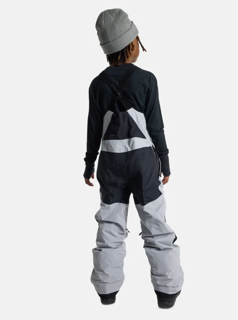 Burton Kids Skylar Bib Pants Silver Sconce - L/12år 
