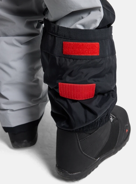 Burton Kids Skylar Bib Pants Silver Sconce - L/12år 
