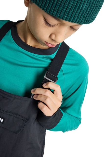 Burton Kids Skylar Bib Pants True Black - S/8år 