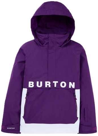 Burton W&#39;s Frostner Anorak Imperial Purple/Stout White