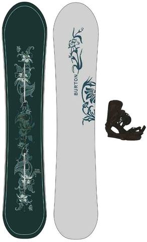 Burton Counterbalance m/binding All Mountain/Freeride/Freestyle - Herre