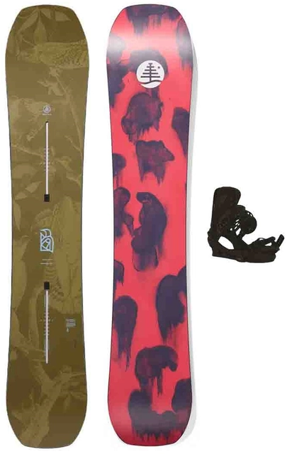 Burton FT Hometown Hero m/binding All Mountain/Freeride - Herre 