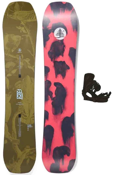 Burton FT Hometown Hero Smalls m/binding All Mountain/Freeride - Barn