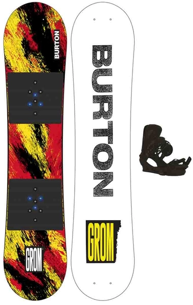 Burton Grom m/binding All Mountain/Freestyle - Barn
