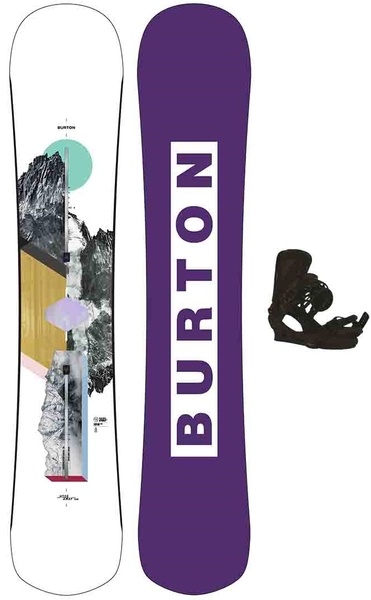 Burton Hideaway m/binding All Mountain - Dame