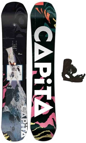 Capita Defenders of Awesome m/binding All Mountain/Freestyle - Herre