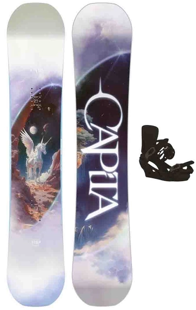 Capita Space Metal Fantasy m/binding All Mountain/Freestyle - Dame 