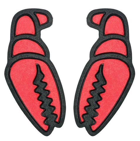 Crab Grab Mega Claw Black Red - One Size