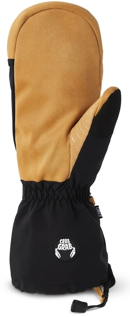 Crab Grab Cinch Mitt Black and Tan - M 