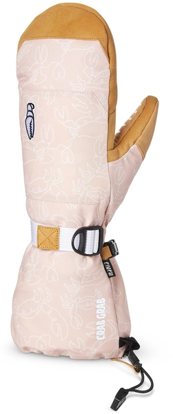 Crab Grab Cinch Women Mitt Crab Doodle Pink
