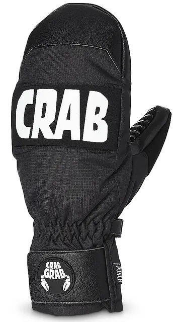 Crab Grab Punch Youth Mitt Black - M 