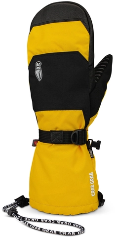 Crab Grab Cinch Mitt Vintage Yellow and Black