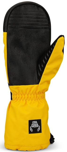 Crab Grab Cinch Mitt Vintage Yellow and Black - L 