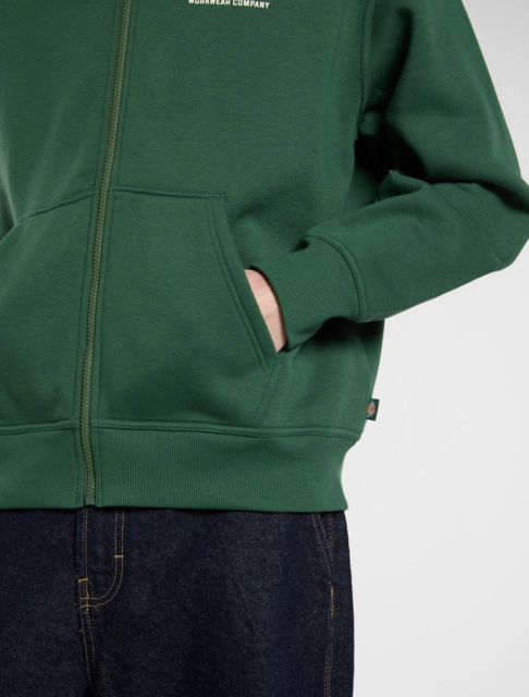 Dickies Bolivar Ziphoodie Pine Needle Green - M 