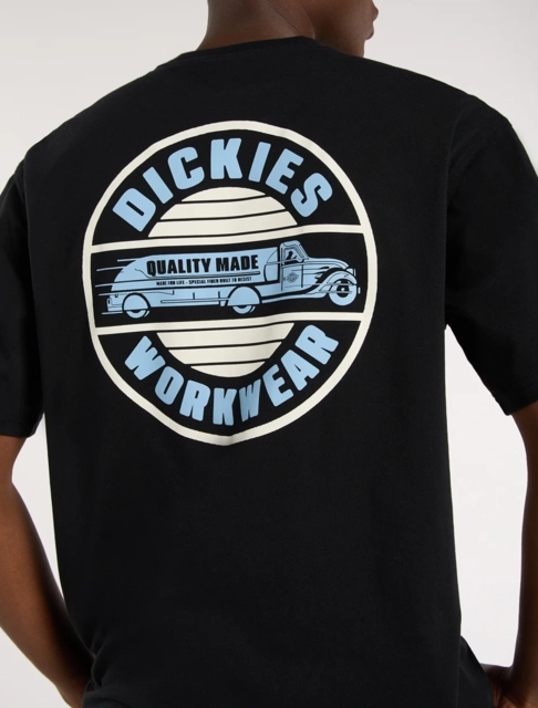 Dickies Circle SS Tee Black - M 
