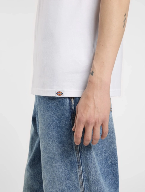 Dickies Circle SS Tee White - M 
