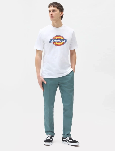 Dickies Icon Logo SS Tee White - M 