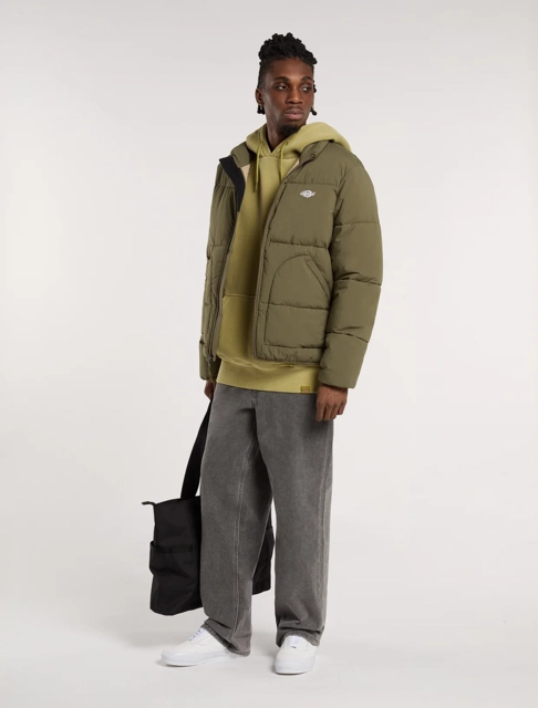 Dickies Summerdale Puff Jacket Military Green - M 