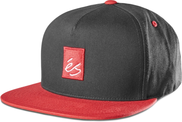 Es Main Block Snapback Black/Red  - One Size