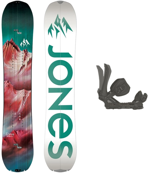 Jones Dream Weaver m/binding Splitboardpakke - Dame