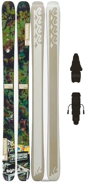 K2 Reckoner 102 Women m/binding Topptur/Freeride - Dame