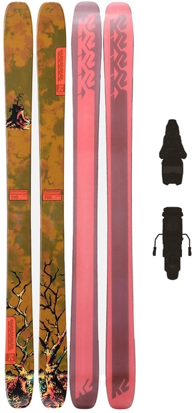 K2 Reckoner 110 m/binding Topptur/Freeride - Herre